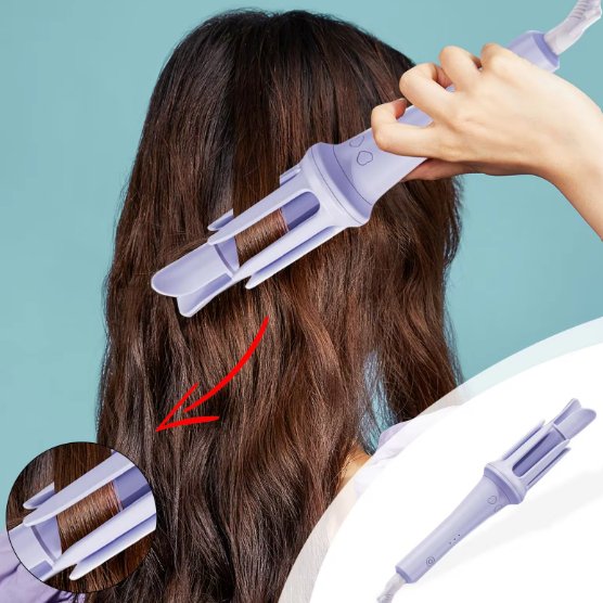Smart Rotating Hair Curler Stick