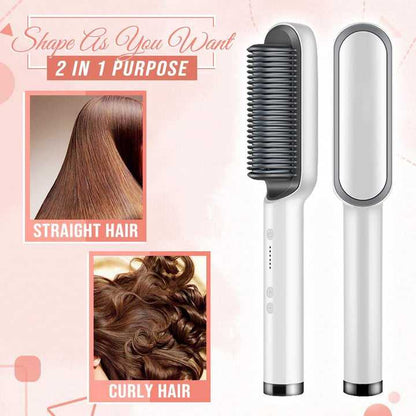Multifunctional 2-in-1 Professional Hair Straightener Comb